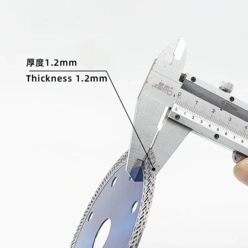 105K Wave Ultra-thin Ceramic Cutting Blades Transparent Blue