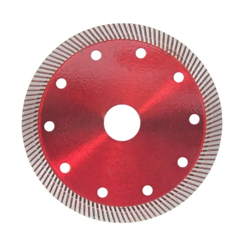 125 Small Ripple Clear Red Tile Cutting Blade