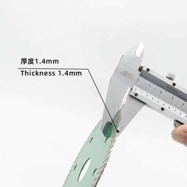 coarse corrugated ceramic cutting blade