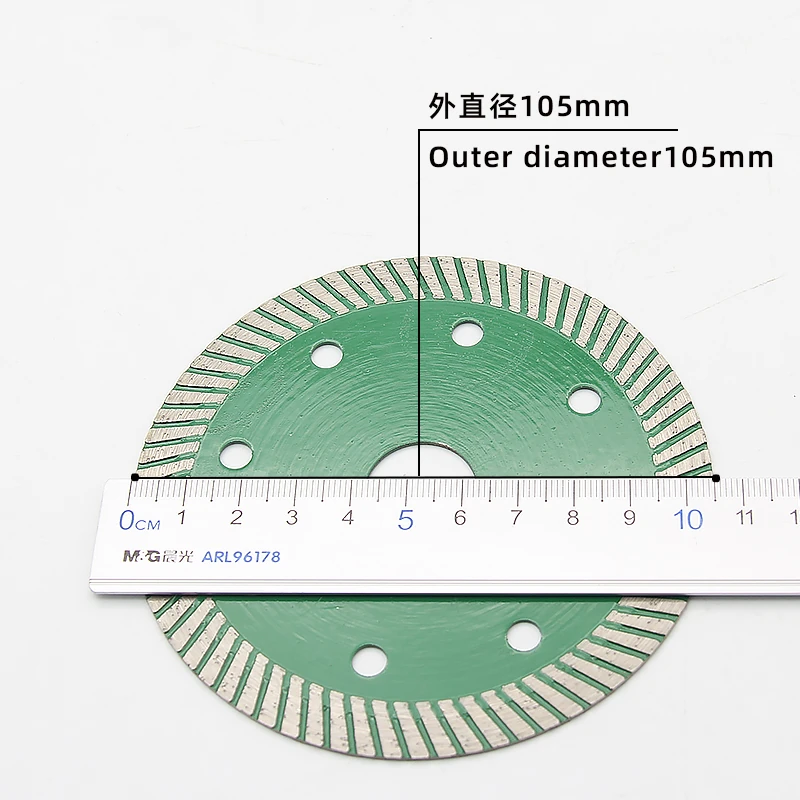 coarse corrugated ceramic cutting blade