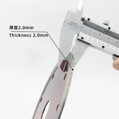 125 Continuous Tooth Transparent Red 125 Continuous Tooth Transparent Red