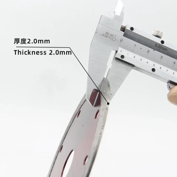 125 Continuous Tooth Transparent Red 125 Continuous Tooth Transparent Red