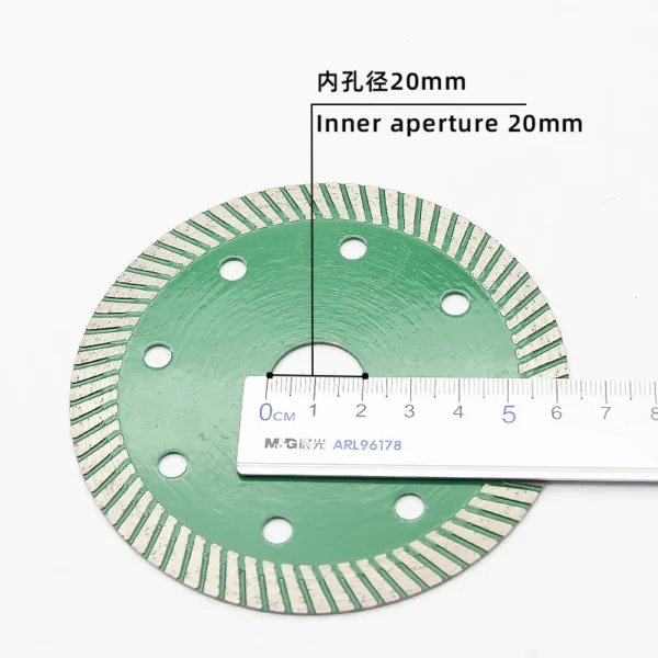 coarse corrugated ceramic cutting blade