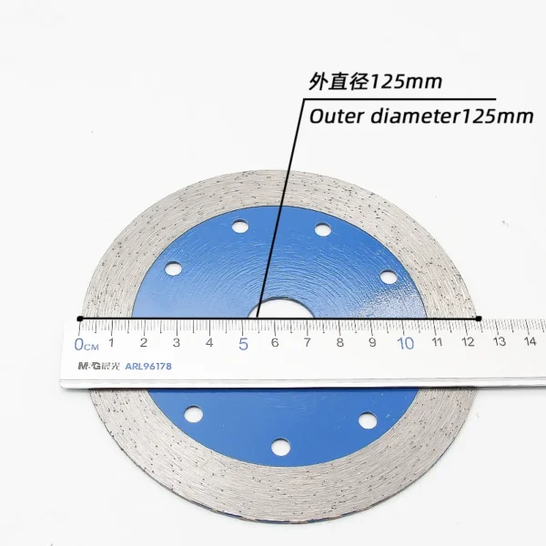 125 Wear Resistant Continuous Tooth Water Slicing Blade Head 15 High