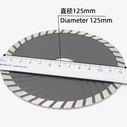 125 Stone Cutting Blade Corrugated Tooth Type 125 Stone Cutting Blade Corrugated Tooth Type