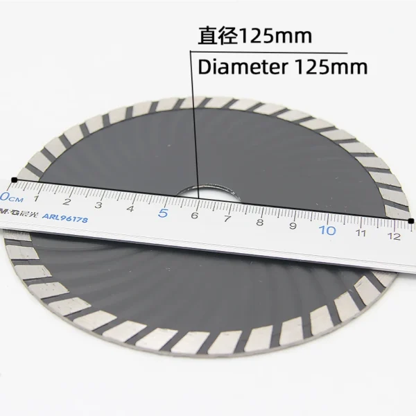 125 Stone Cutting Blade Corrugated Tooth Type 125 Stone Cutting Blade Corrugated Tooth Type