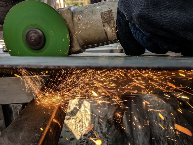 Diamond Blade On a Circular Saw