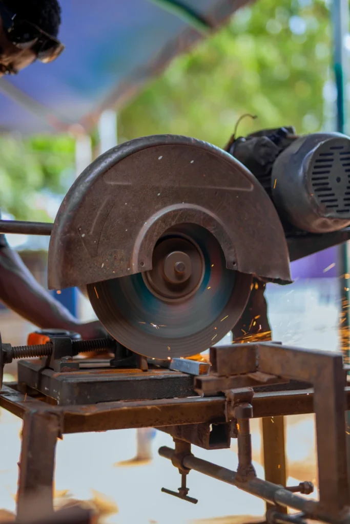Diamond Blade On a Circular Saw