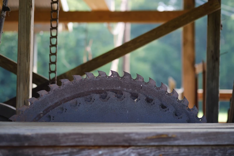 Diamond Blade On a Circular Saw